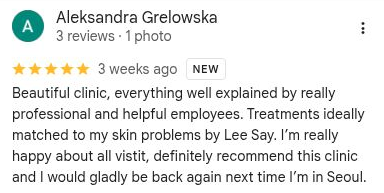 Aleksandra Grelowska · Google review