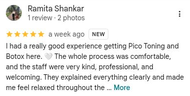 Ramita Shankar · Google review